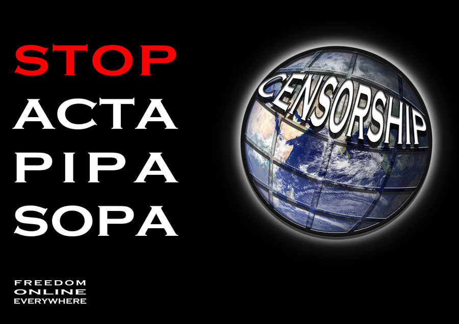 Stop Acta/Pipa/Sopa - by Zanonymouse