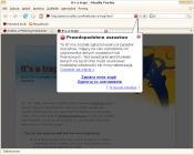 Zrzut ekranu: ochrona przed phishingiem.